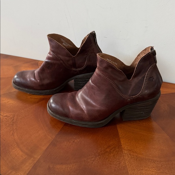 Born Dark Brown Ankle Booties - Picture 3 of 7